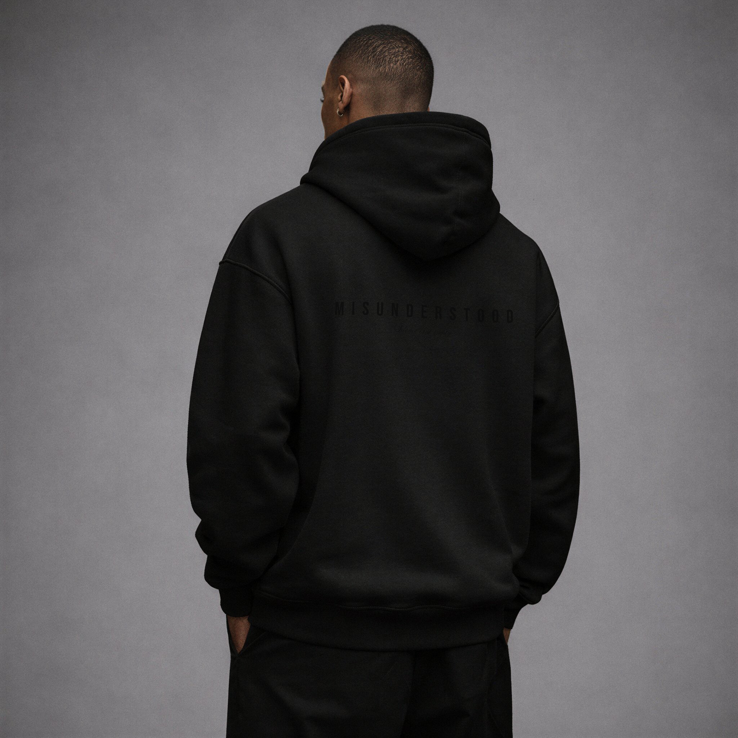 MISUNDERSTOOD Hoodie // Black on Black