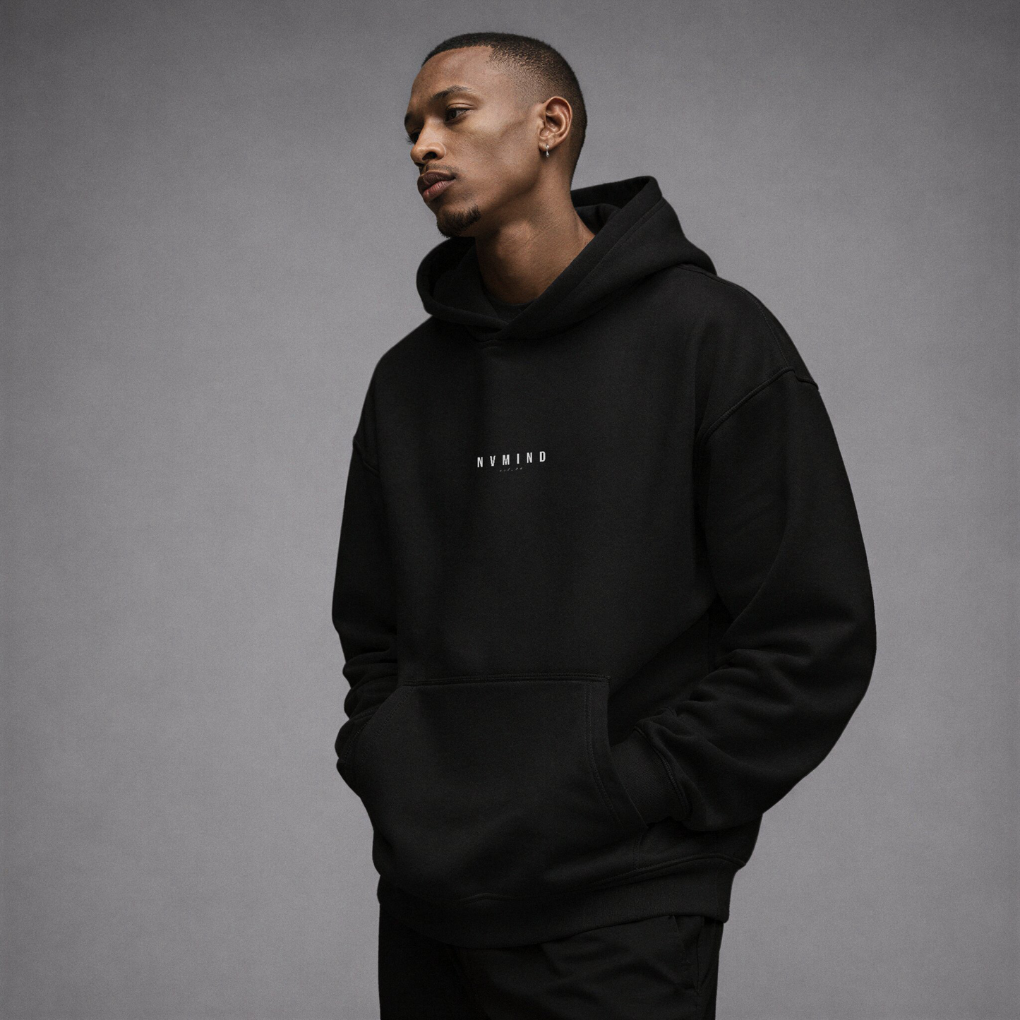 NVMIND Hoodie // Black