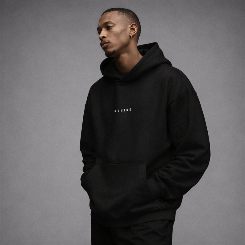 NVMIND Hoodie // Black