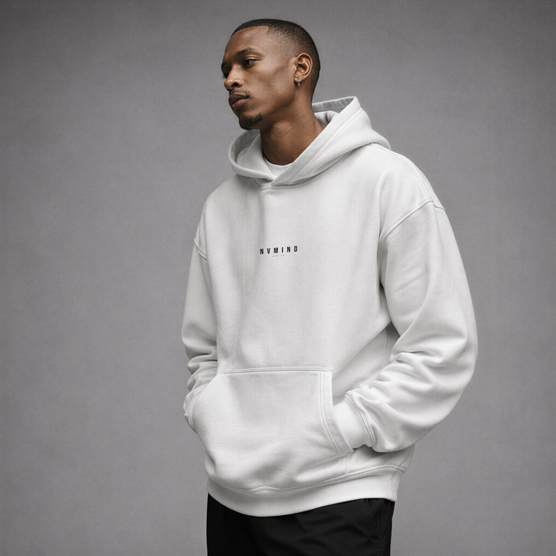 NVMIND Hoodie // White
